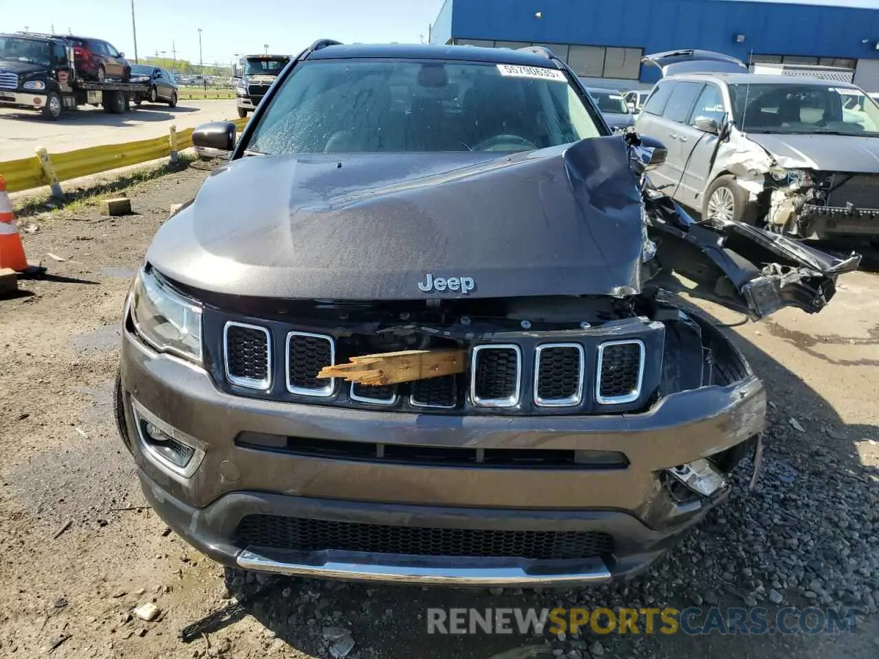 5 Photograph of a damaged car 3C4NJDCB5KT641769 JEEP COMPASS 2019