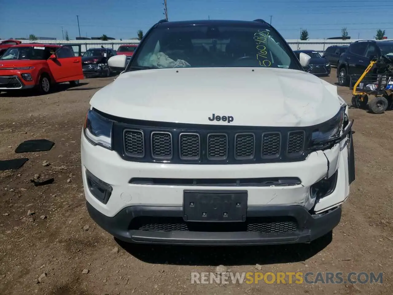 5 Photograph of a damaged car 3C4NJDCB5KT675503 JEEP COMPASS 2019