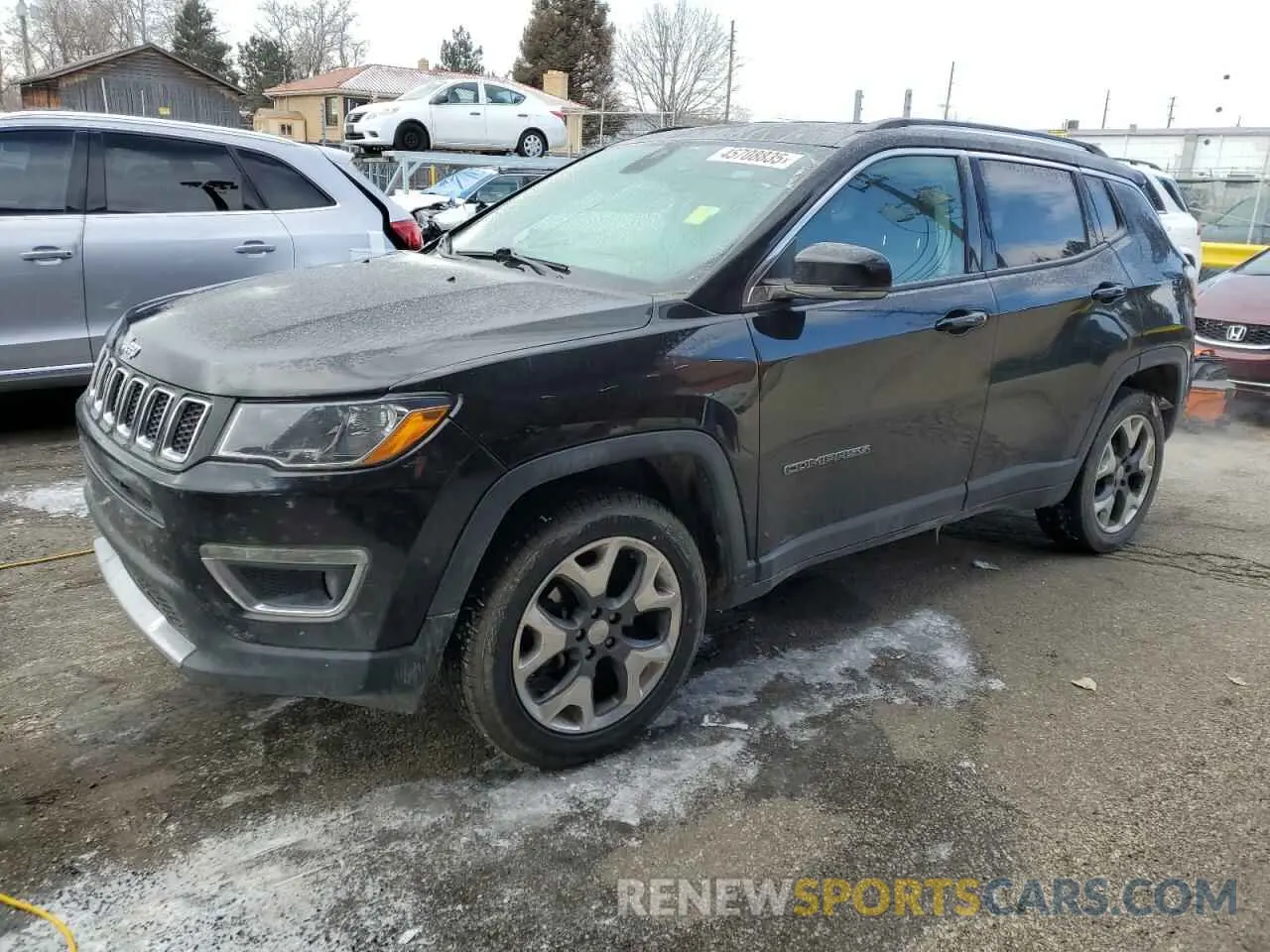 1 Photograph of a damaged car 3C4NJDCB5KT729446 JEEP COMPASS 2019