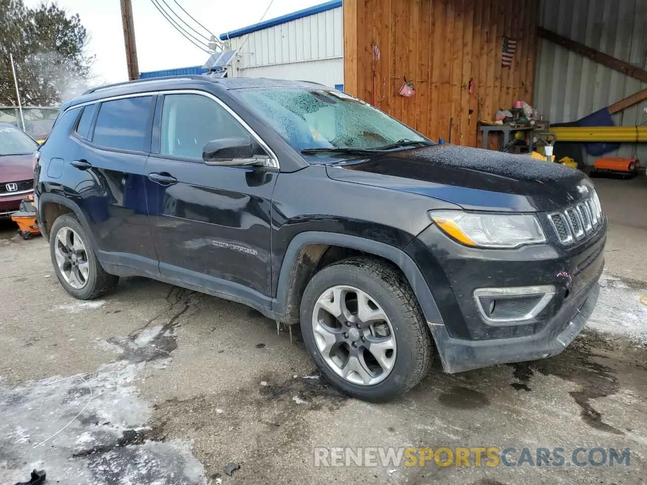 4 Photograph of a damaged car 3C4NJDCB5KT729446 JEEP COMPASS 2019