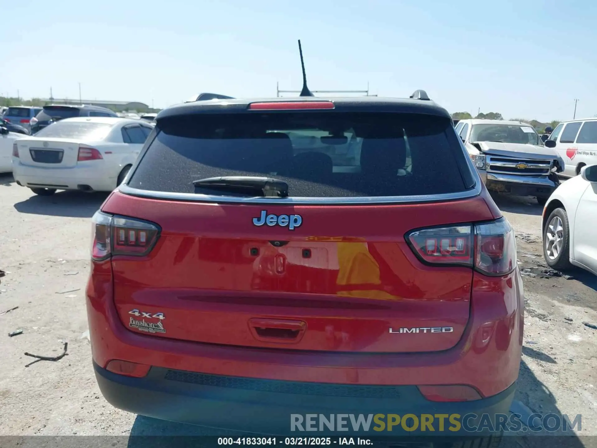 16 Photograph of a damaged car 3C4NJDCB6KT616816 JEEP COMPASS 2019