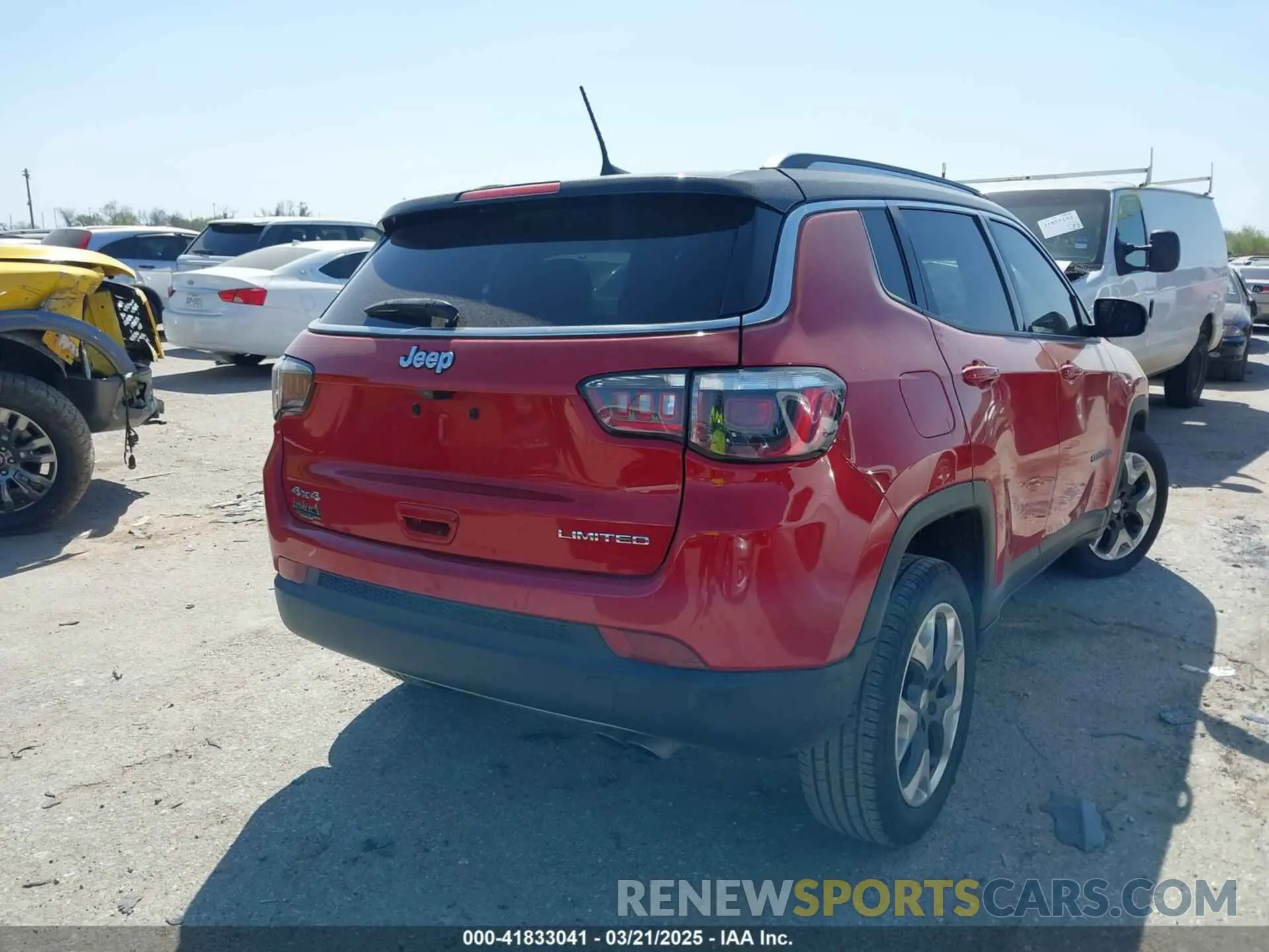 4 Photograph of a damaged car 3C4NJDCB6KT616816 JEEP COMPASS 2019