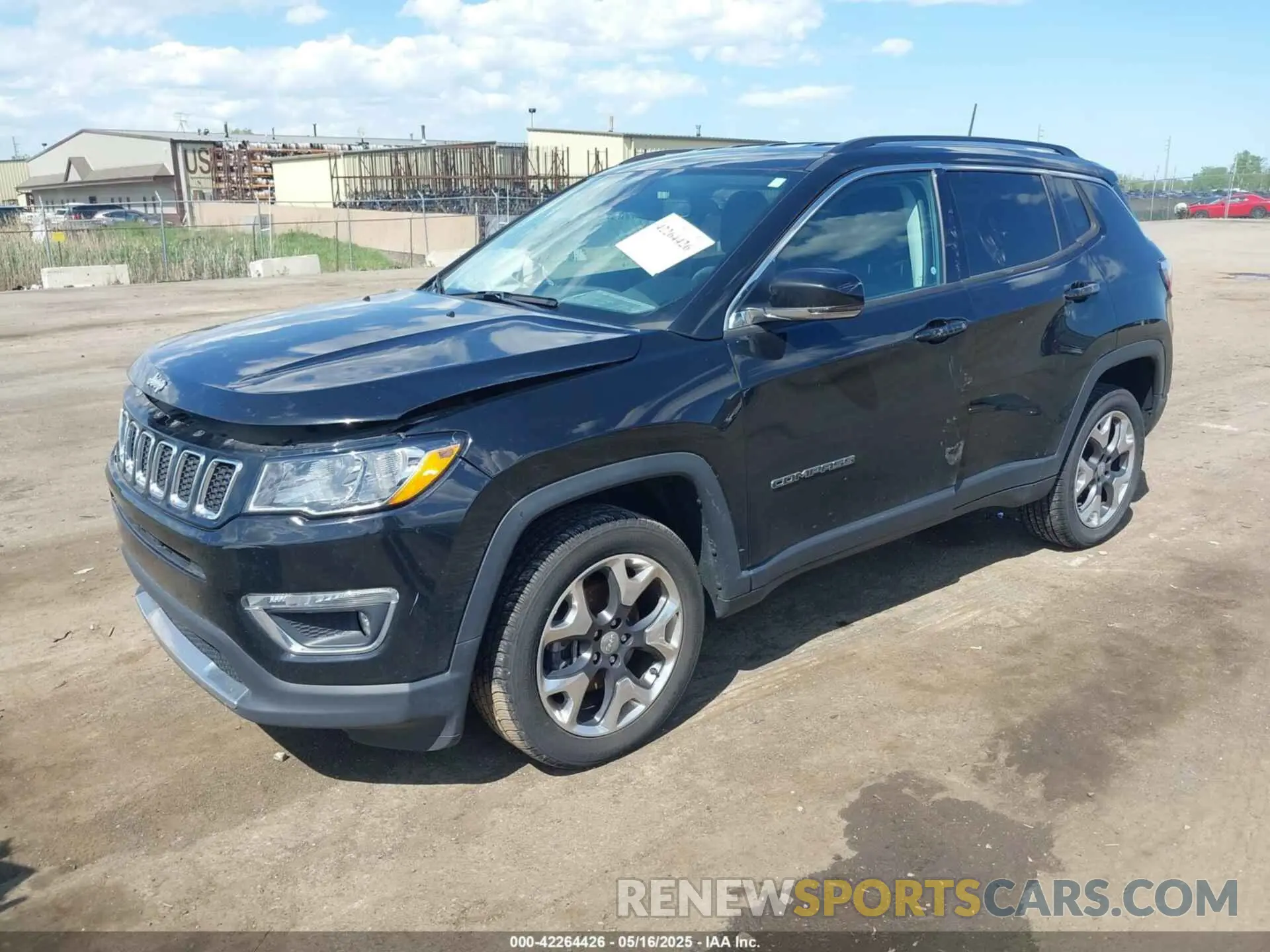 2 Photograph of a damaged car 3C4NJDCB6KT673338 JEEP COMPASS 2019