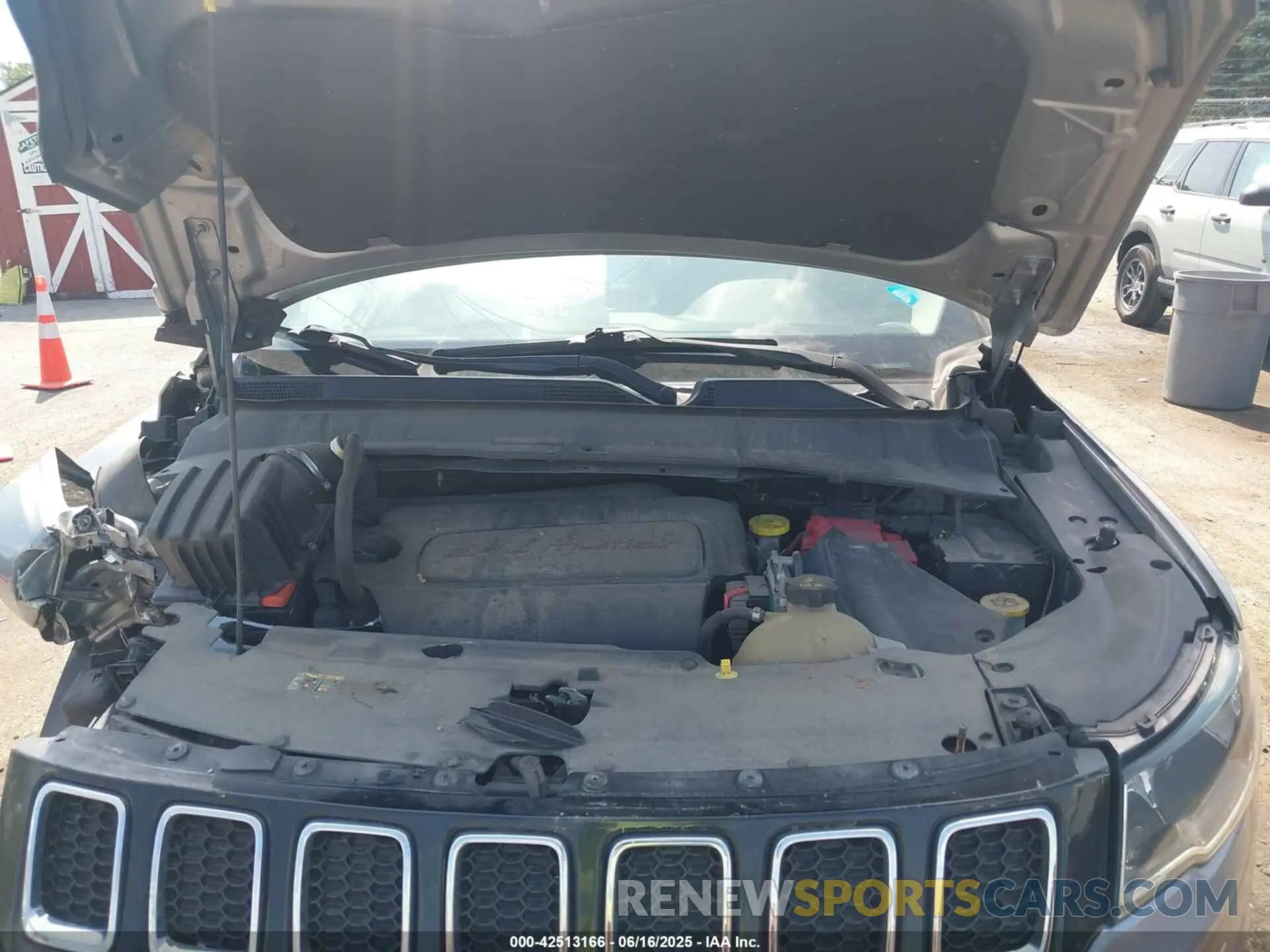 10 Photograph of a damaged car 3C4NJDCB6KT791082 JEEP COMPASS 2019