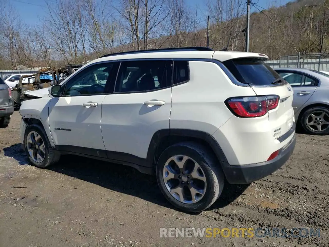 2 Photograph of a damaged car 3C4NJDCB6KT854701 JEEP COMPASS 2019