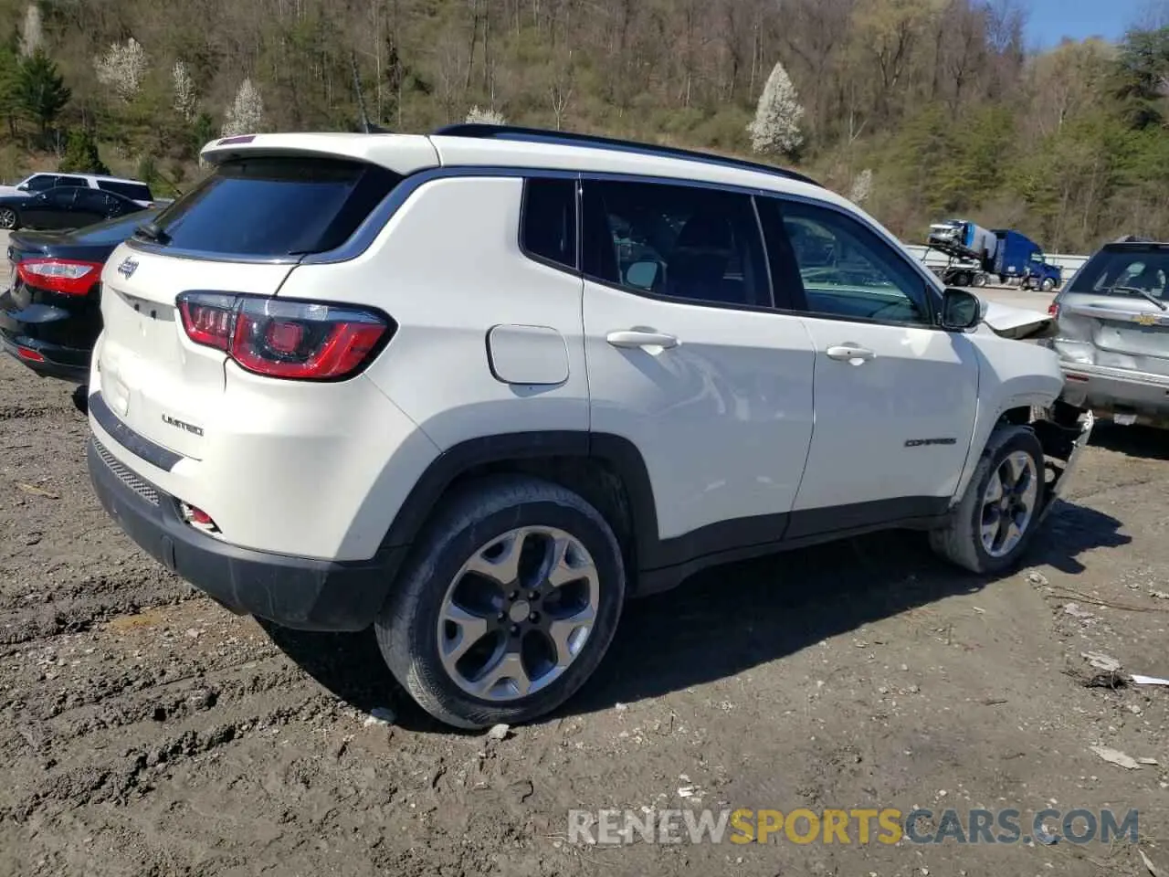3 Photograph of a damaged car 3C4NJDCB6KT854701 JEEP COMPASS 2019