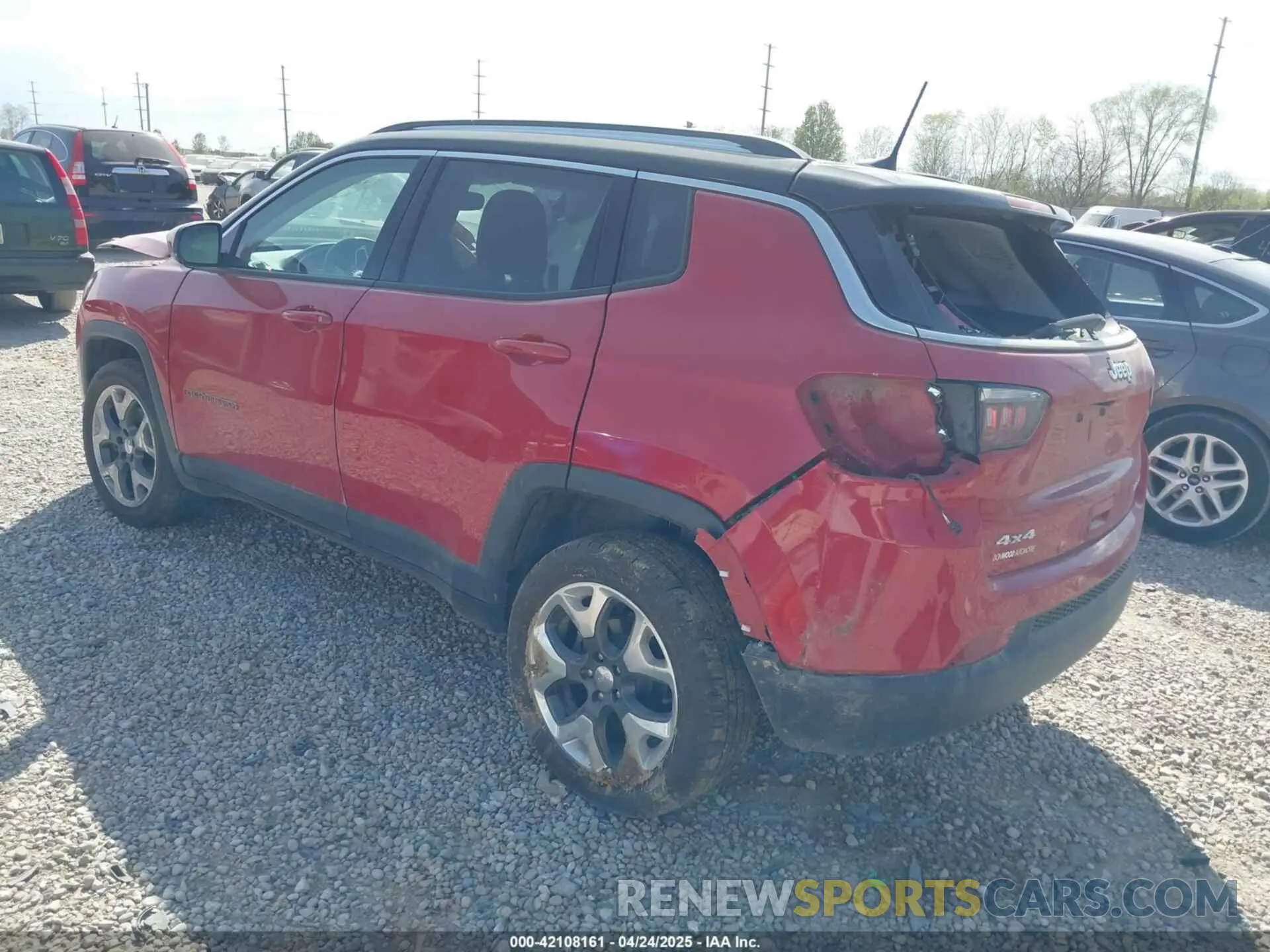 3 Photograph of a damaged car 3C4NJDCB7KT596110 JEEP COMPASS 2019