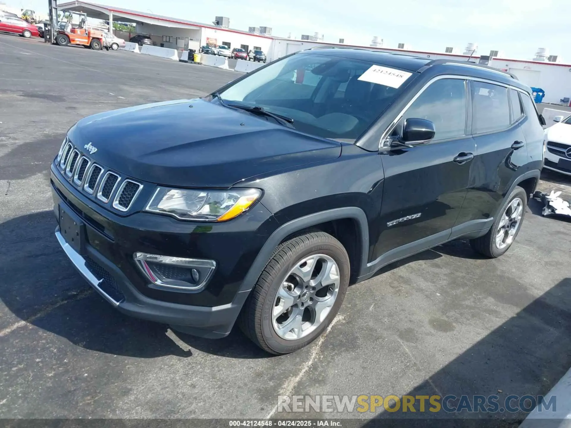 2 Photograph of a damaged car 3C4NJDCB7KT596544 JEEP COMPASS 2019