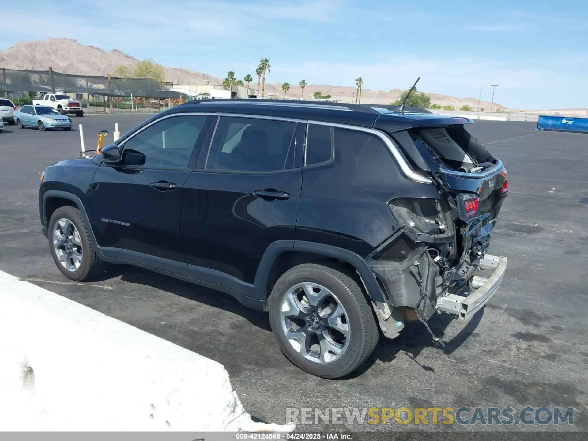 3 Photograph of a damaged car 3C4NJDCB7KT596544 JEEP COMPASS 2019