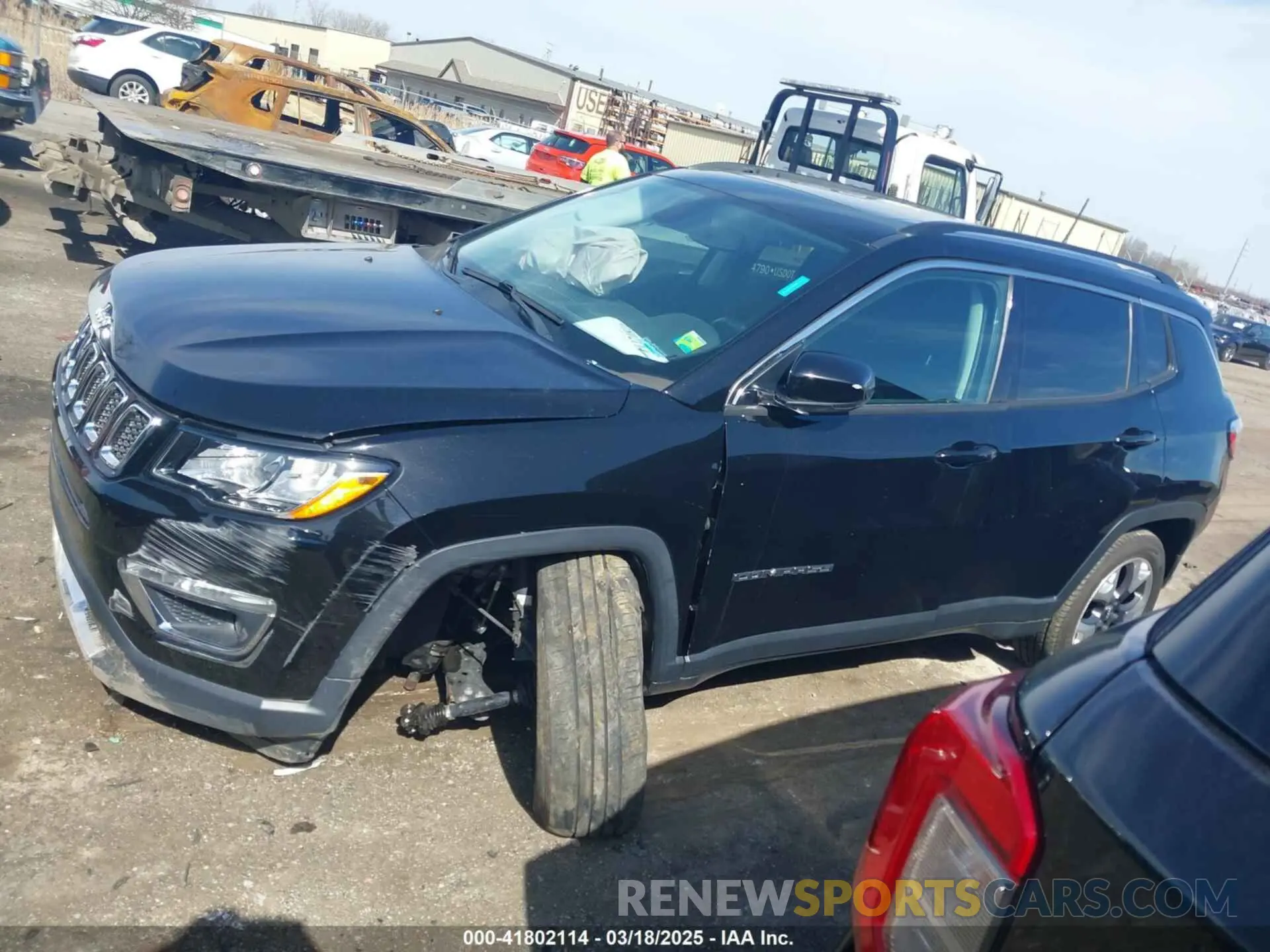 14 Photograph of a damaged car 3C4NJDCB7KT638629 JEEP COMPASS 2019
