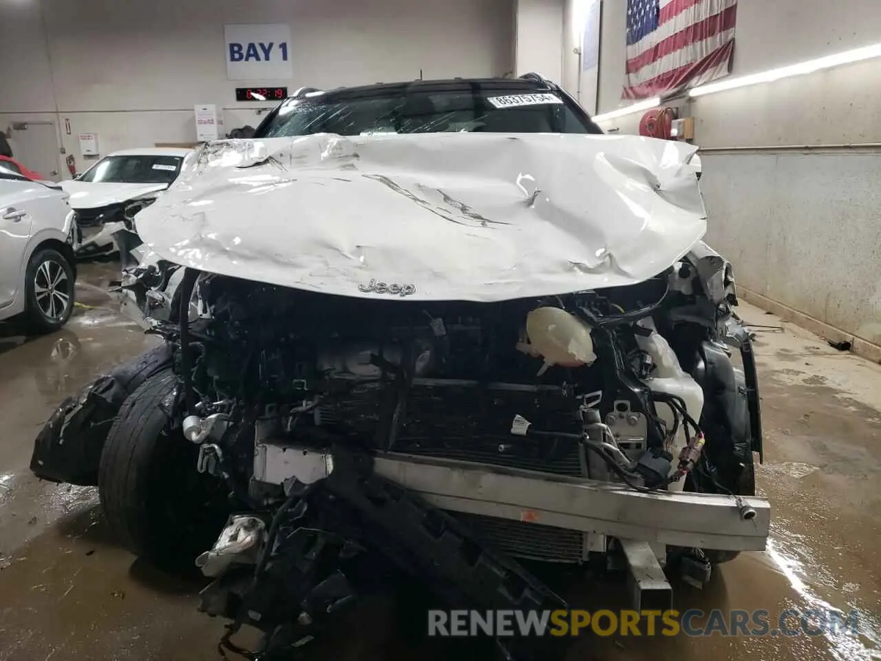 5 Photograph of a damaged car 3C4NJDCB7KT801005 JEEP COMPASS 2019