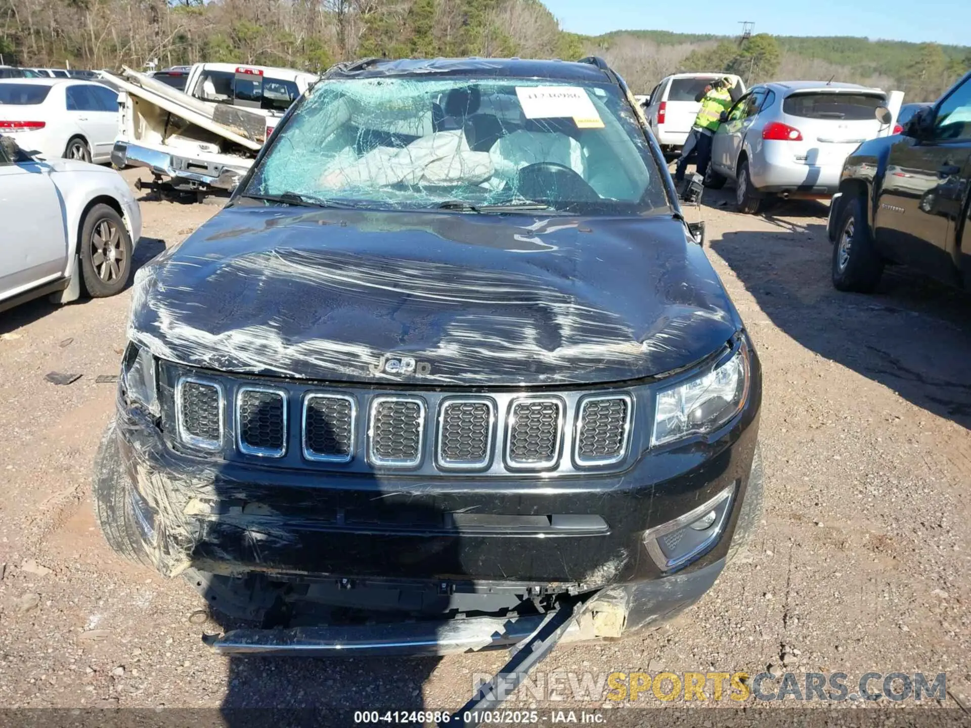12 Photograph of a damaged car 3C4NJDCB8KT650787 JEEP COMPASS 2019