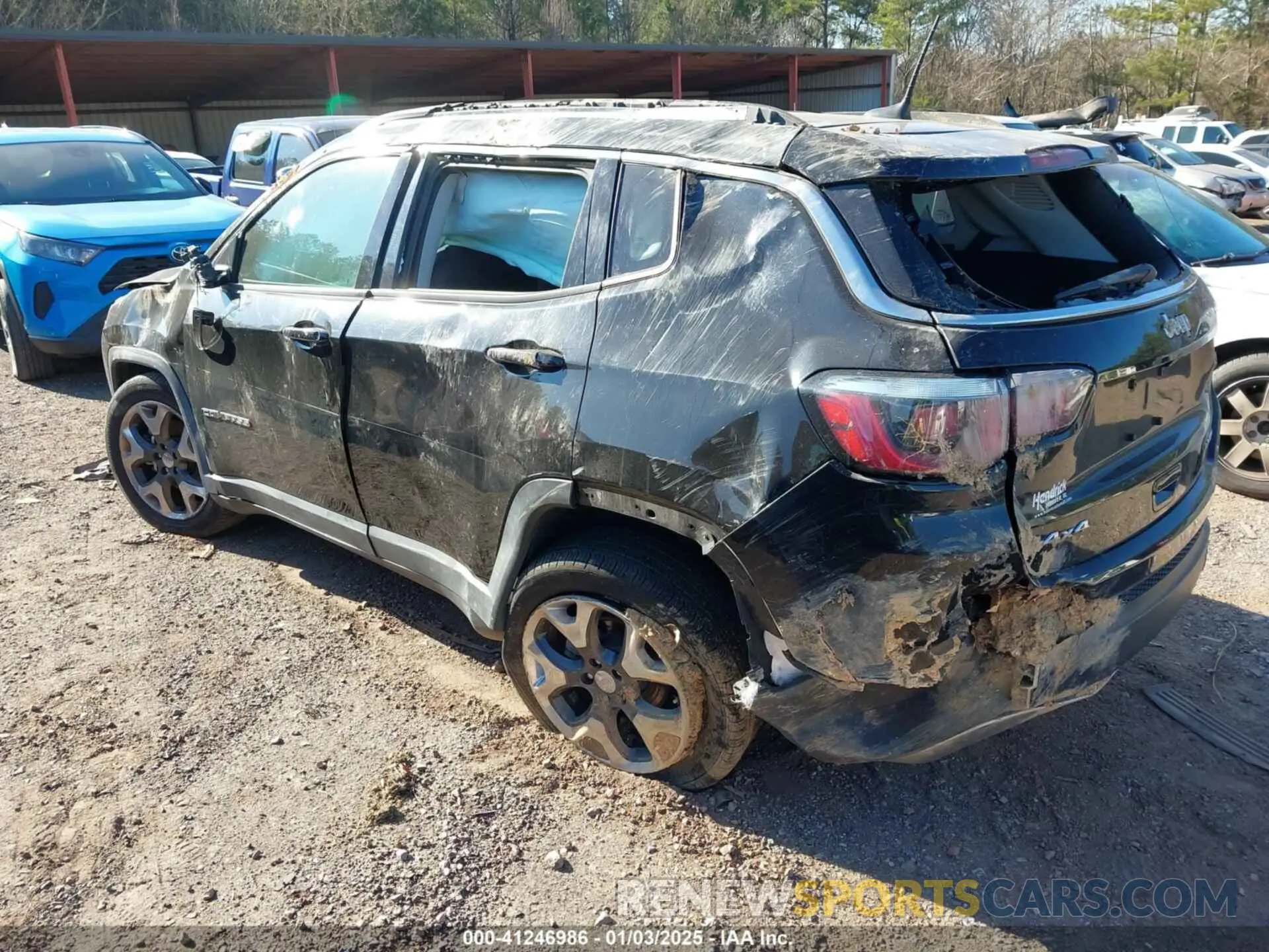 3 Photograph of a damaged car 3C4NJDCB8KT650787 JEEP COMPASS 2019