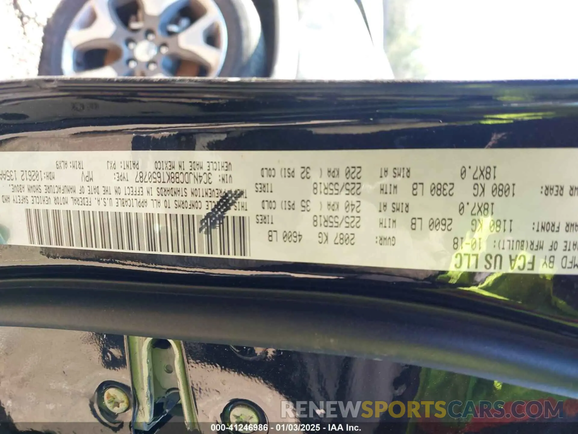 9 Photograph of a damaged car 3C4NJDCB8KT650787 JEEP COMPASS 2019