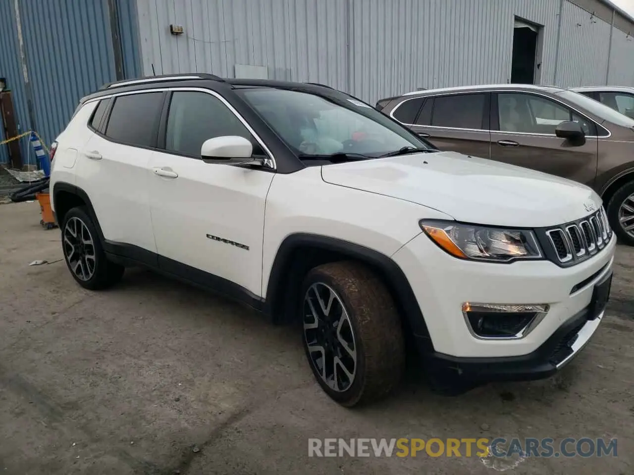 4 Photograph of a damaged car 3C4NJDCB8KT654256 JEEP COMPASS 2019