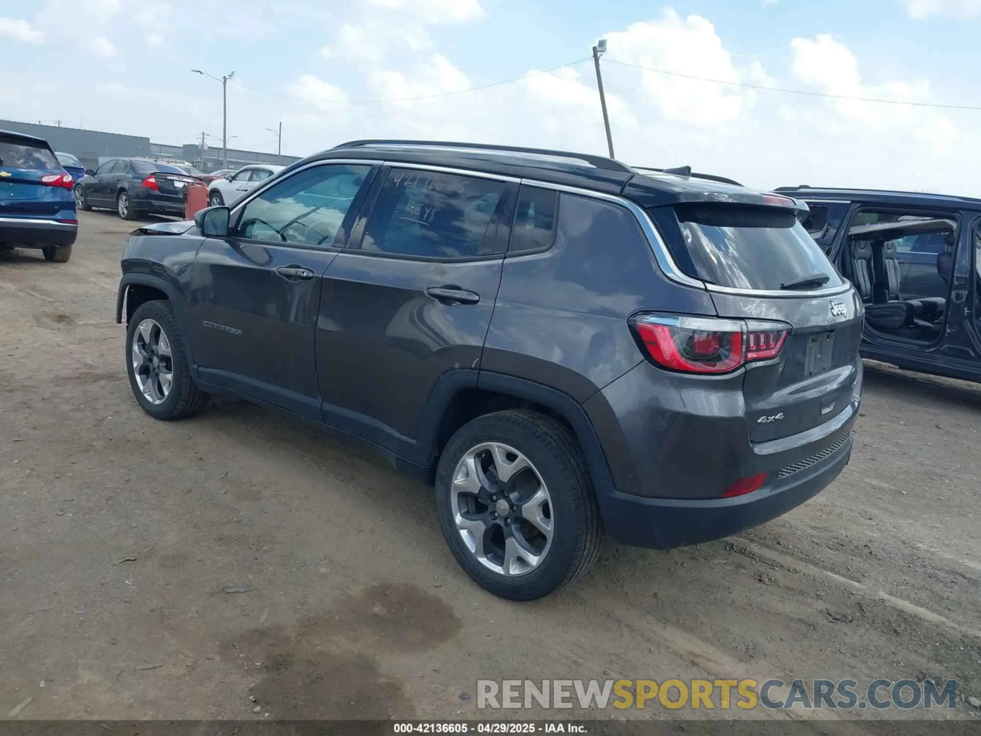 3 Photograph of a damaged car 3C4NJDCB8KT735418 JEEP COMPASS 2019