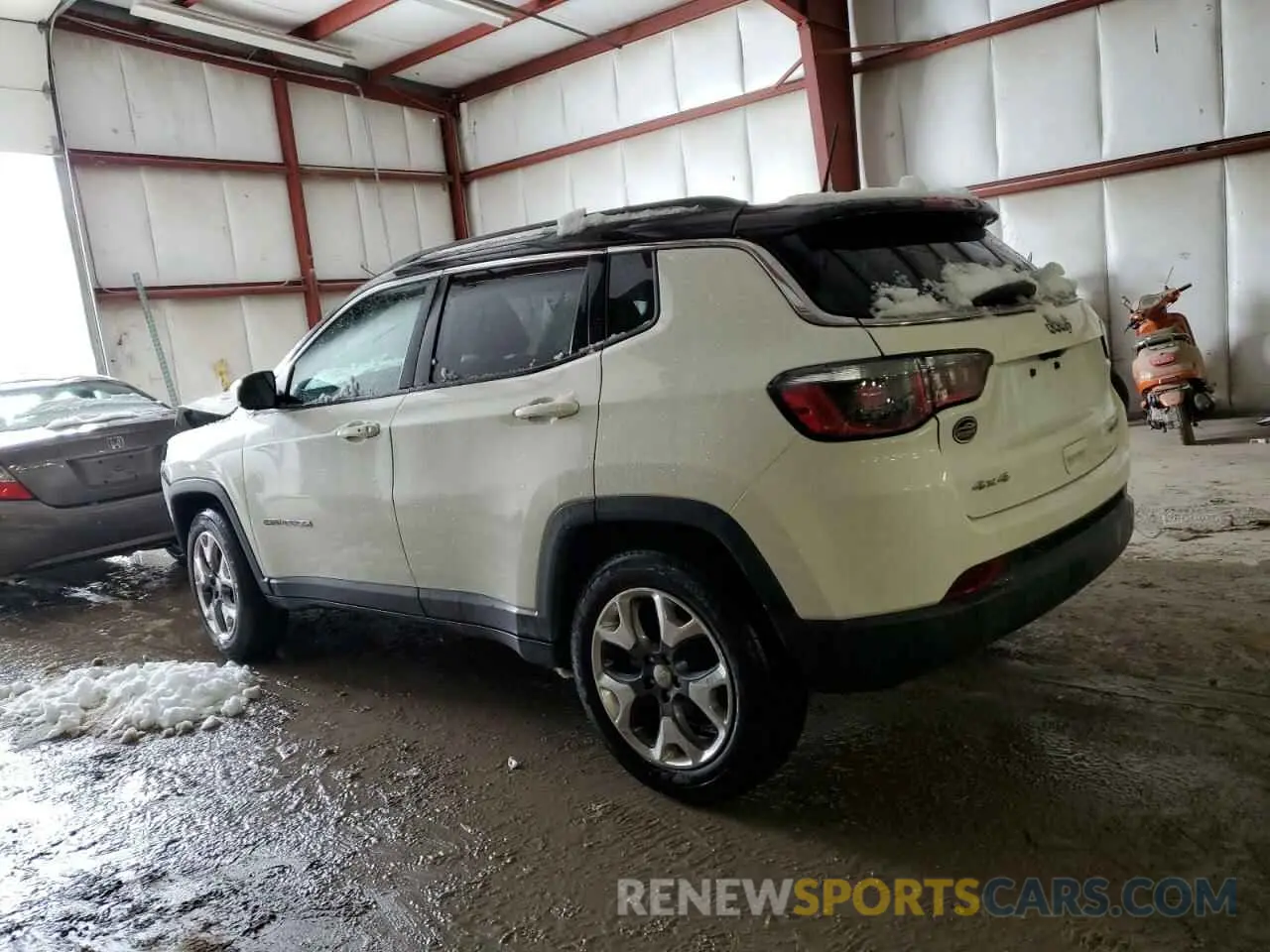 2 Photograph of a damaged car 3C4NJDCB8KT790919 JEEP COMPASS 2019