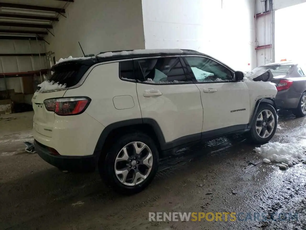 3 Photograph of a damaged car 3C4NJDCB8KT790919 JEEP COMPASS 2019