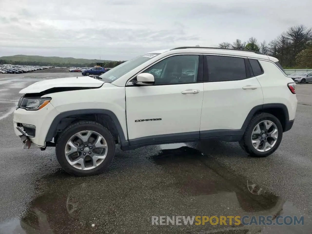 1 Photograph of a damaged car 3C4NJDCB8KT791035 JEEP COMPASS 2019