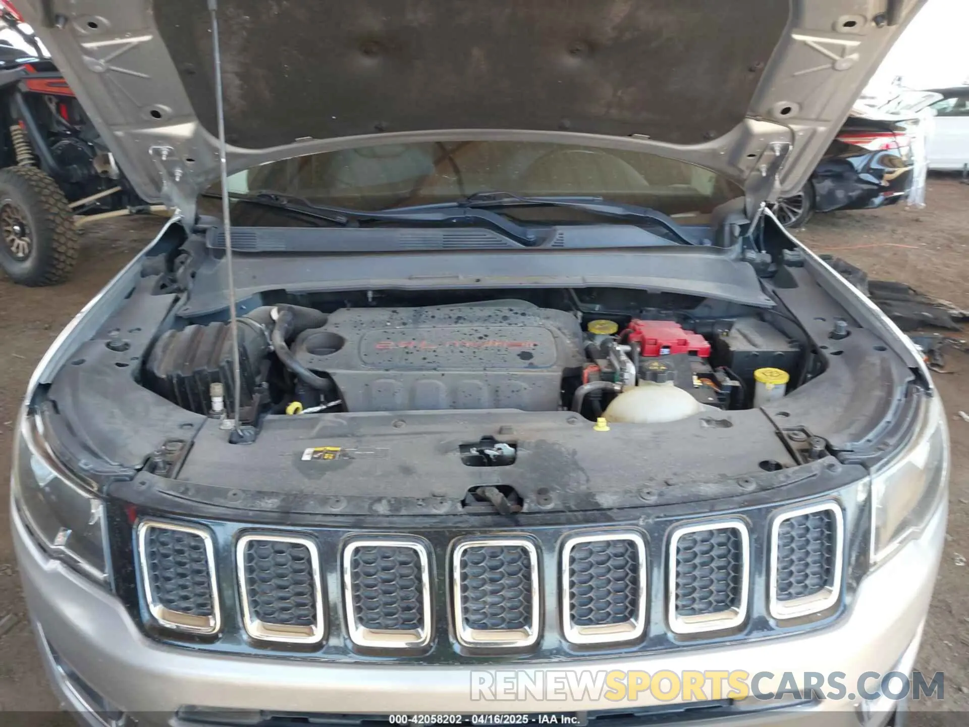 10 Photograph of a damaged car 3C4NJDCB8KT791262 JEEP COMPASS 2019