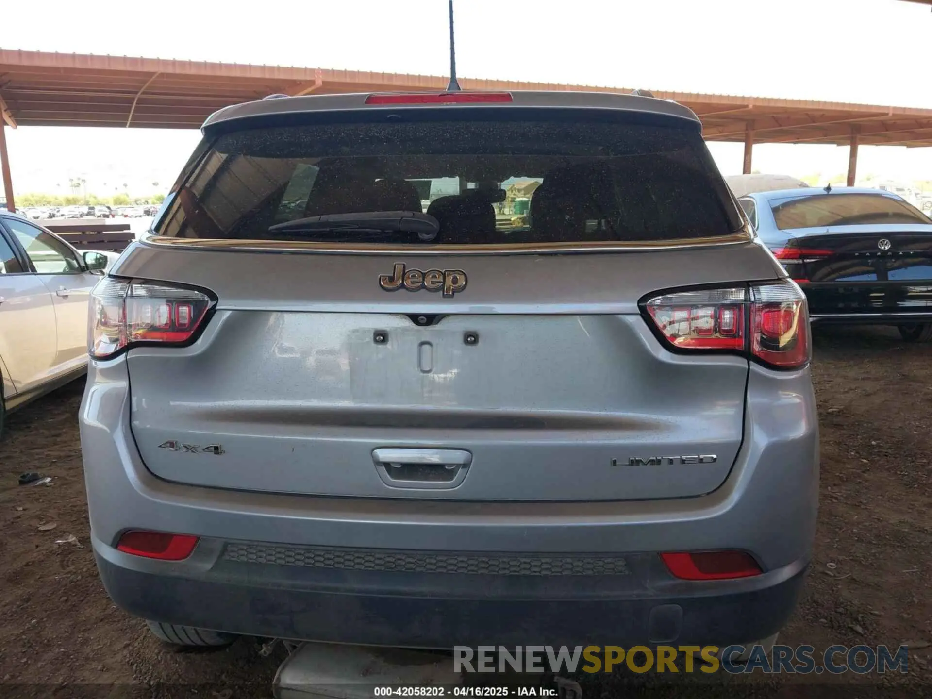 16 Photograph of a damaged car 3C4NJDCB8KT791262 JEEP COMPASS 2019