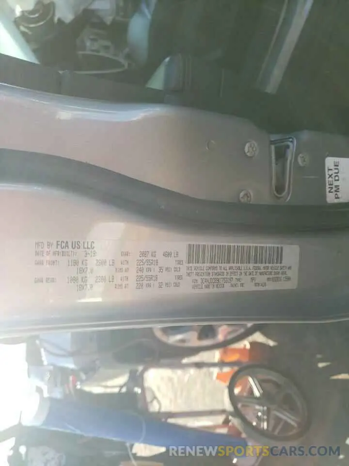 14 Photograph of a damaged car 3C4NJDCB9KT753197 JEEP COMPASS 2019