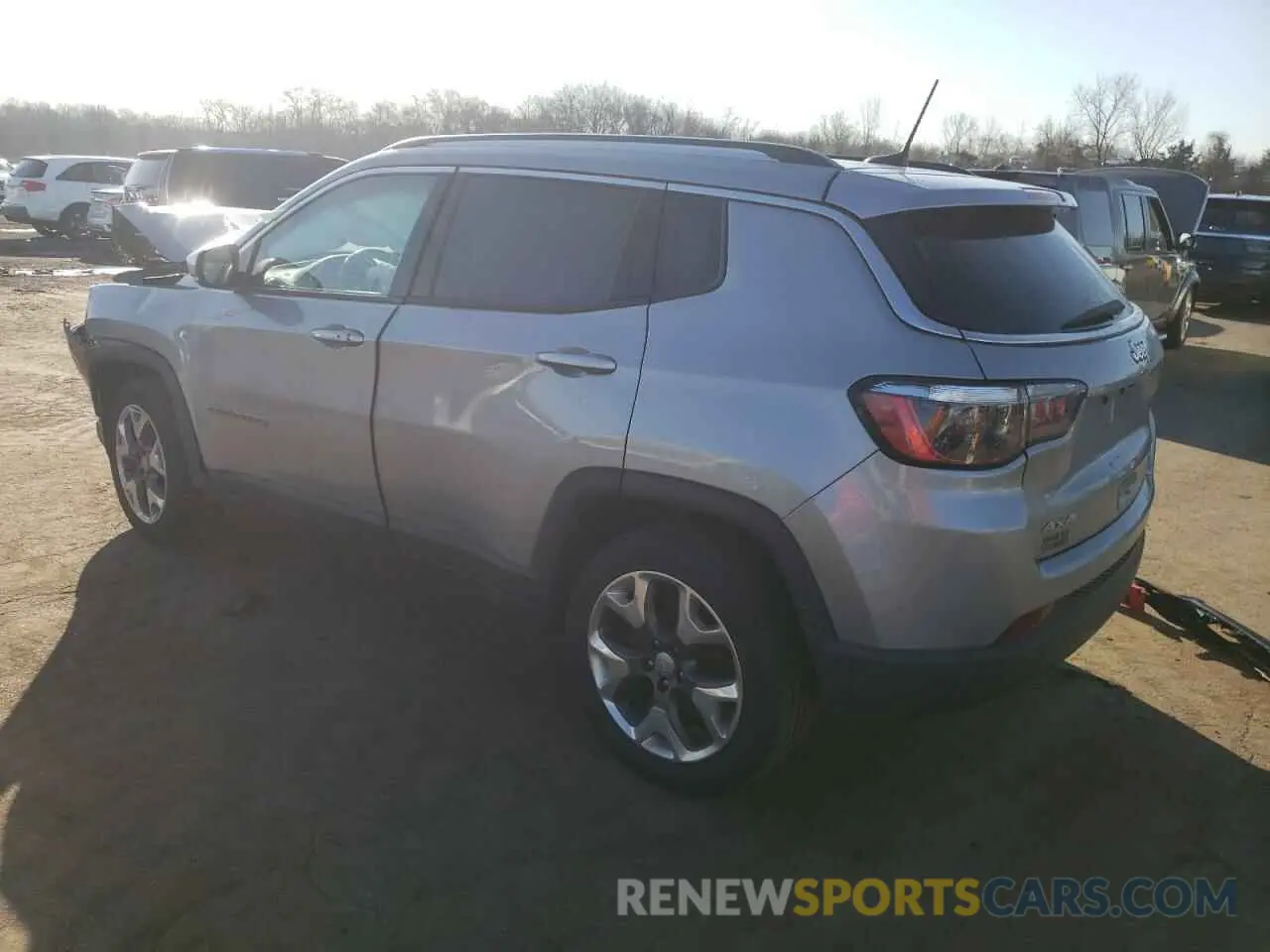 2 Photograph of a damaged car 3C4NJDCB9KT753197 JEEP COMPASS 2019