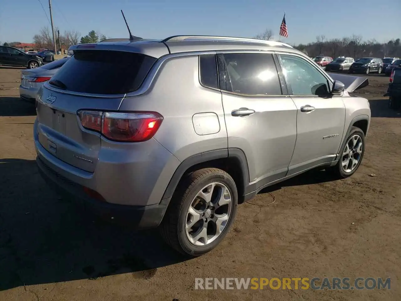 3 Photograph of a damaged car 3C4NJDCB9KT753197 JEEP COMPASS 2019