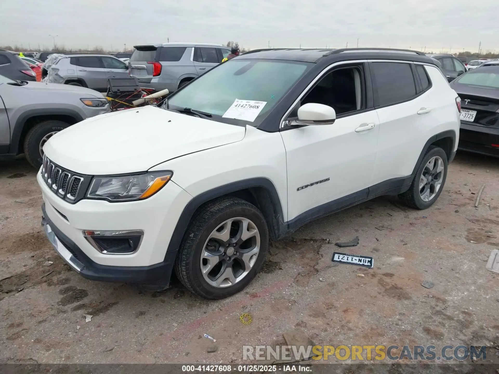 2 Photograph of a damaged car 3C4NJDCB9KT753684 JEEP COMPASS 2019