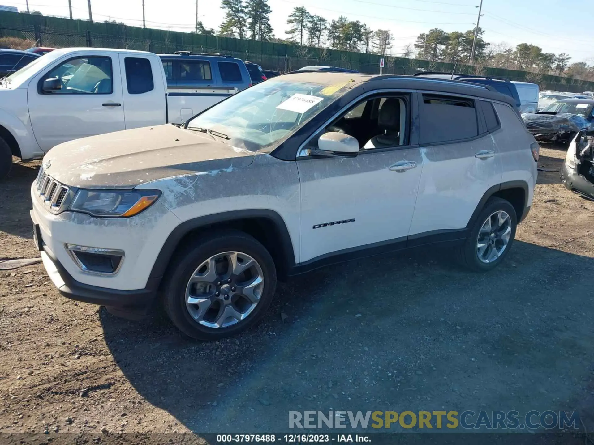 2 Photograph of a damaged car 3C4NJDCB9KT800583 JEEP COMPASS 2019