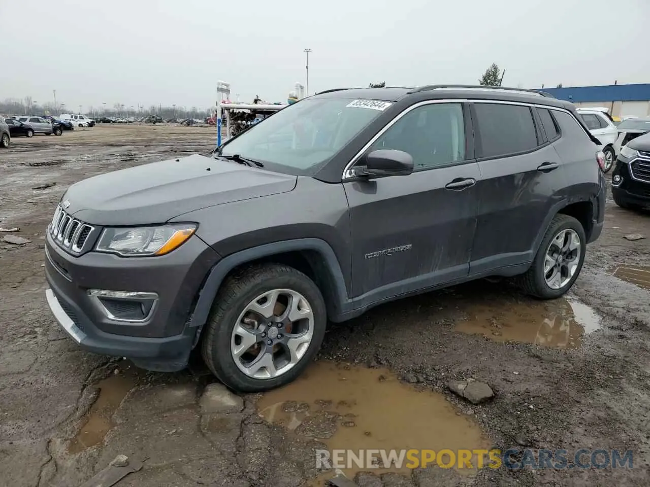 1 Photograph of a damaged car 3C4NJDCB9KT817707 JEEP COMPASS 2019