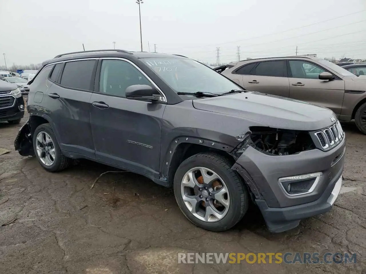 4 Photograph of a damaged car 3C4NJDCB9KT817707 JEEP COMPASS 2019