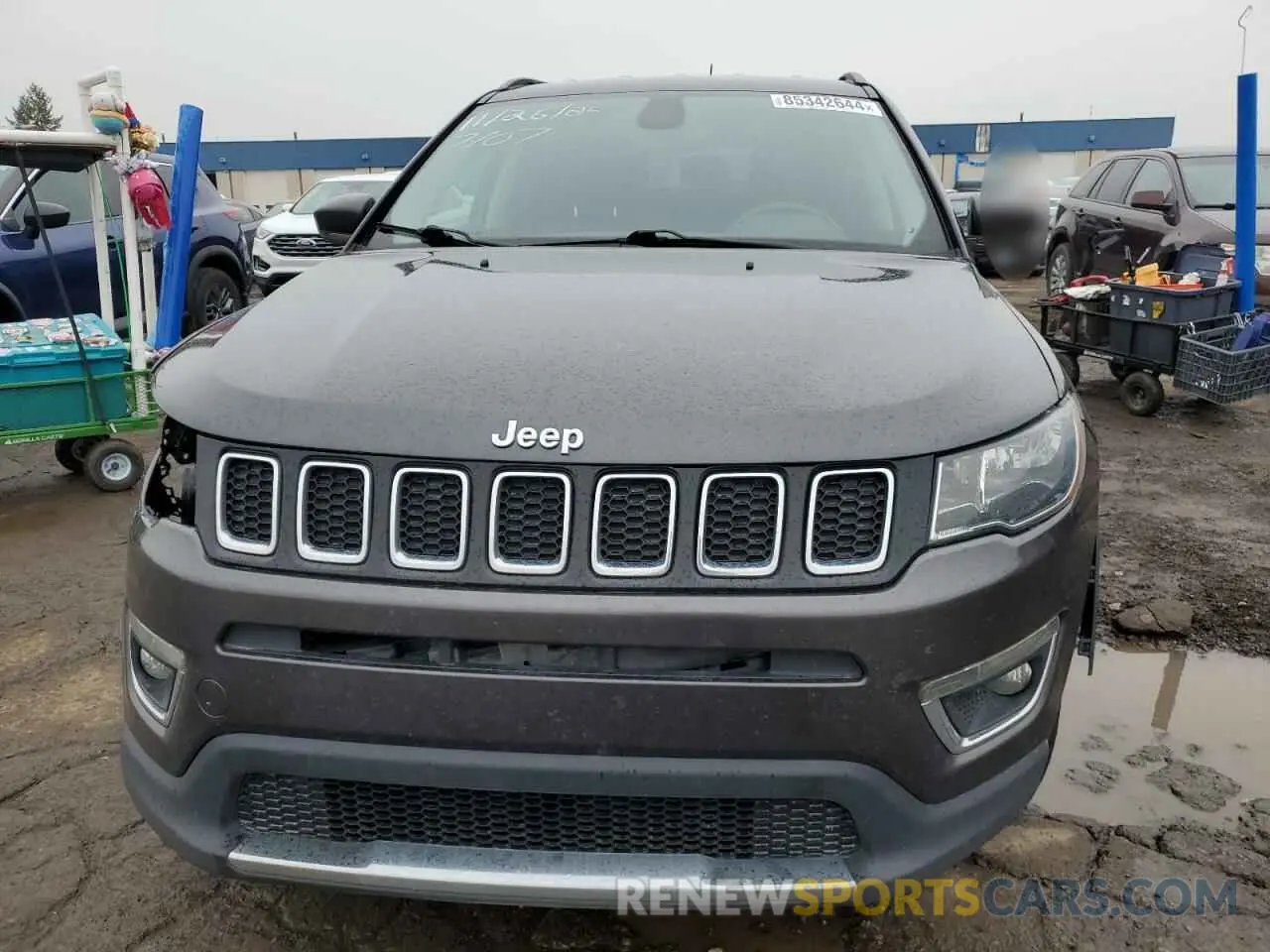 5 Photograph of a damaged car 3C4NJDCB9KT817707 JEEP COMPASS 2019