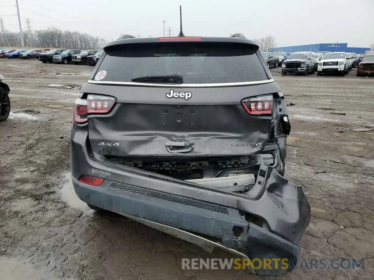 6 Photograph of a damaged car 3C4NJDCB9KT817707 JEEP COMPASS 2019
