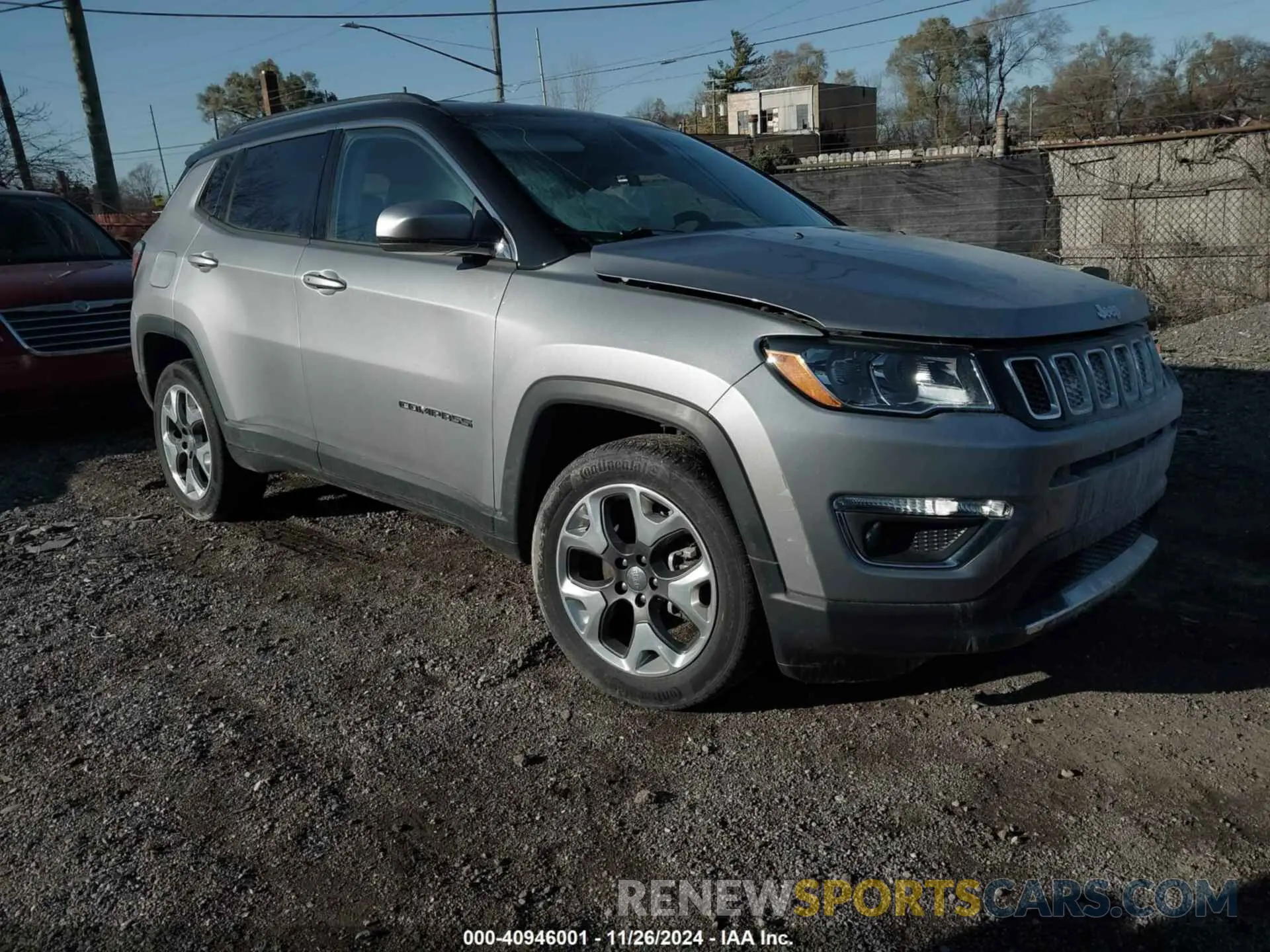 1 Photograph of a damaged car 3C4NJDCBXKT652931 JEEP COMPASS 2019