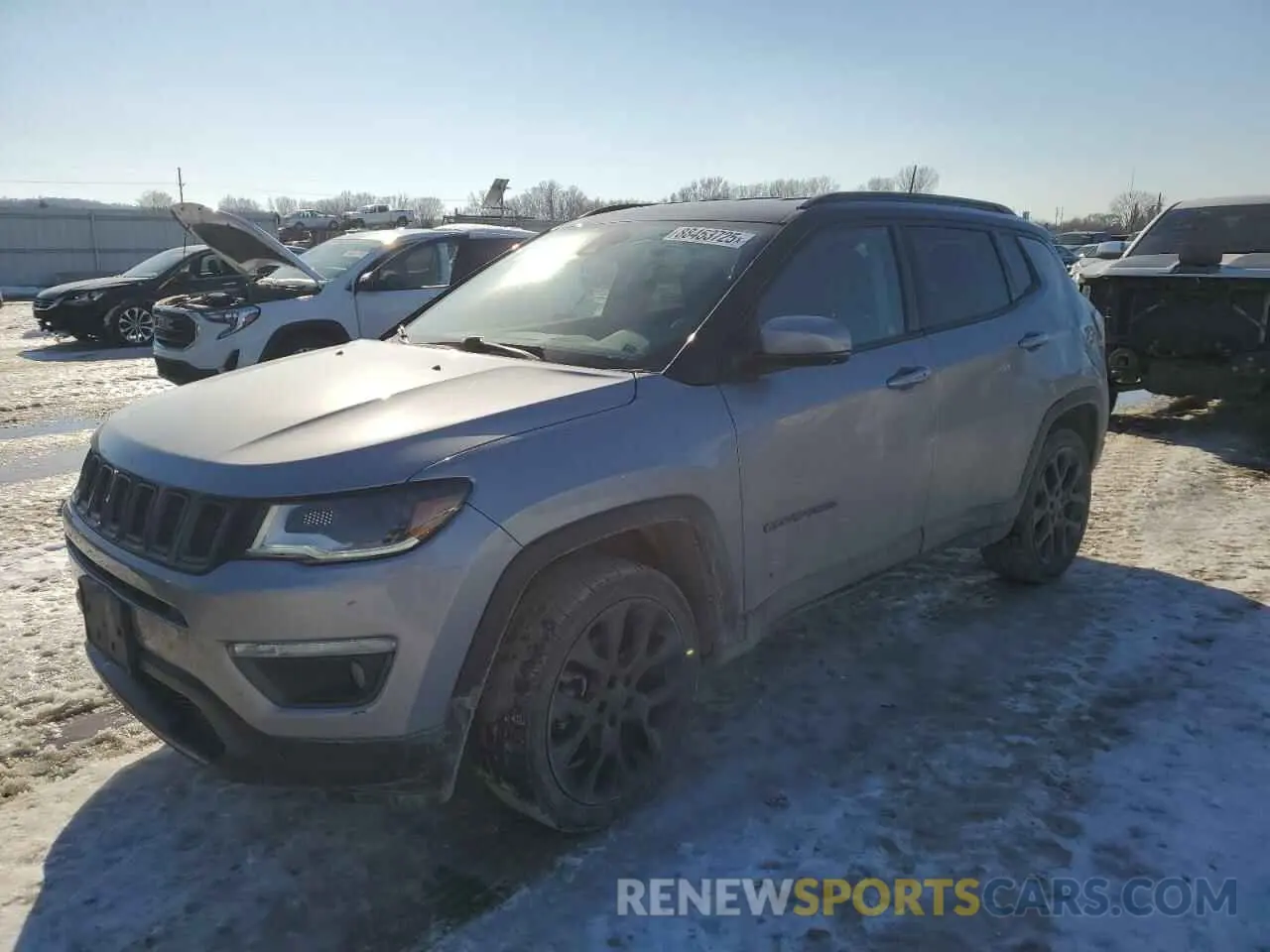 1 Photograph of a damaged car 3C4NJDCBXKT745237 JEEP COMPASS 2019
