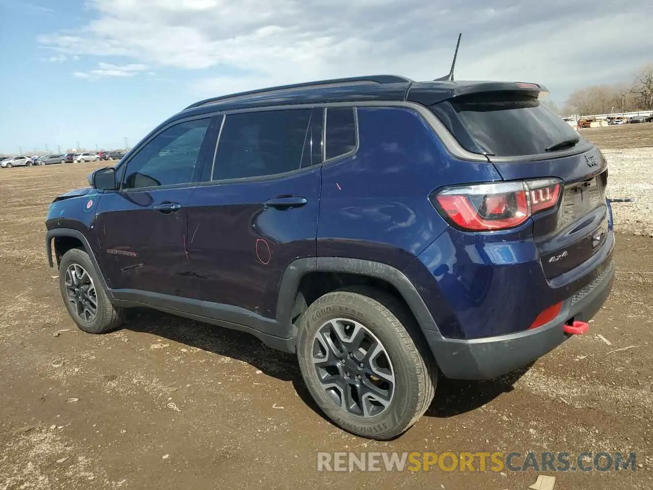 2 Photograph of a damaged car 3C4NJDDB2KT722386 JEEP COMPASS 2019