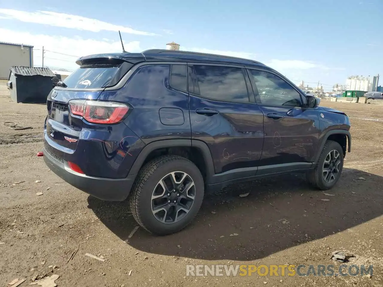 3 Photograph of a damaged car 3C4NJDDB2KT722386 JEEP COMPASS 2019