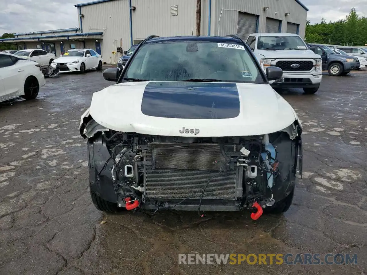 5 Photograph of a damaged car 3C4NJDDB3KT594983 JEEP COMPASS 2019