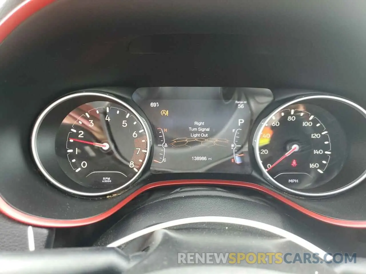 9 Photograph of a damaged car 3C4NJDDB3KT594983 JEEP COMPASS 2019