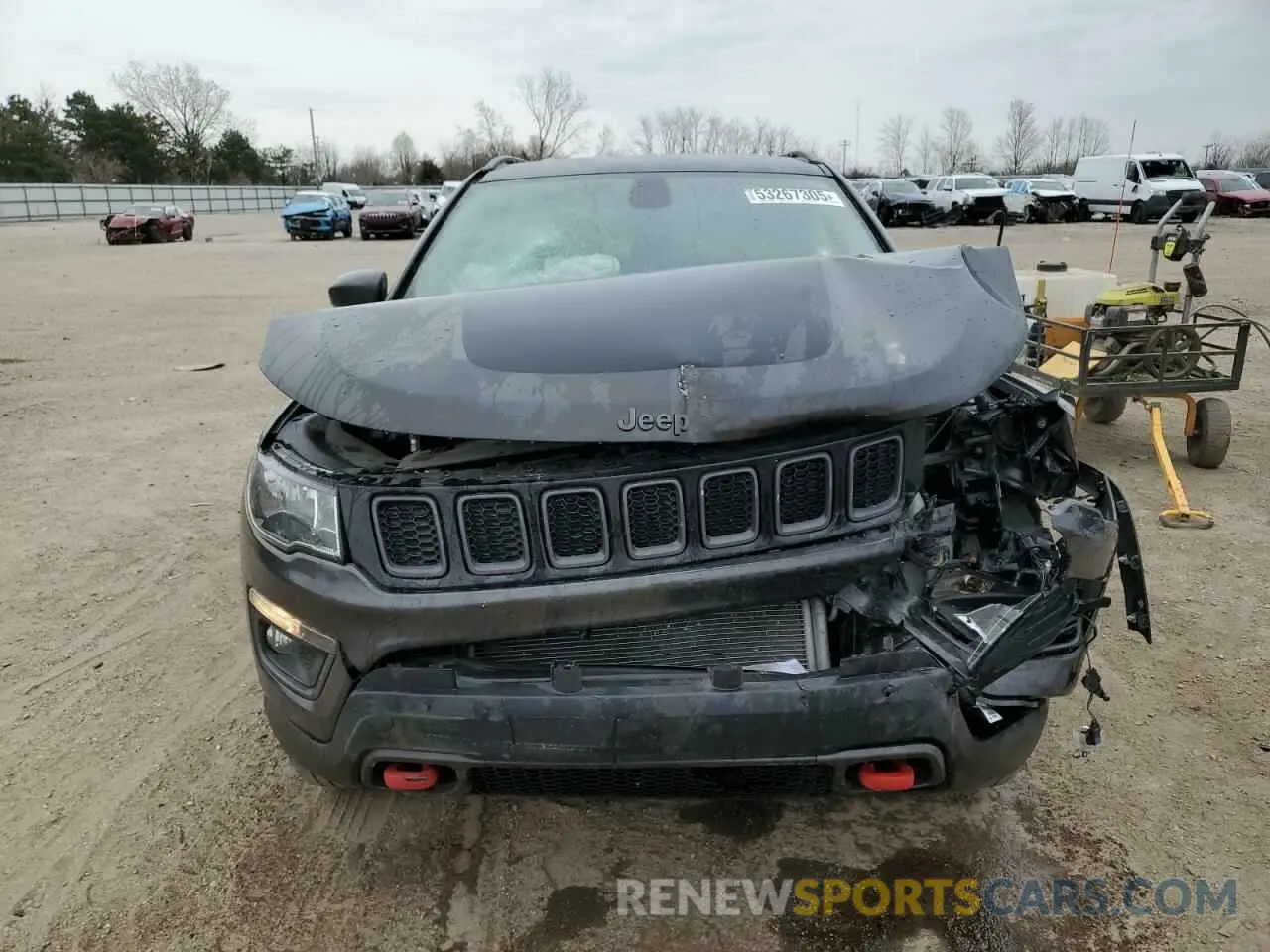 5 Photograph of a damaged car 3C4NJDDB3KT688152 JEEP COMPASS 2019