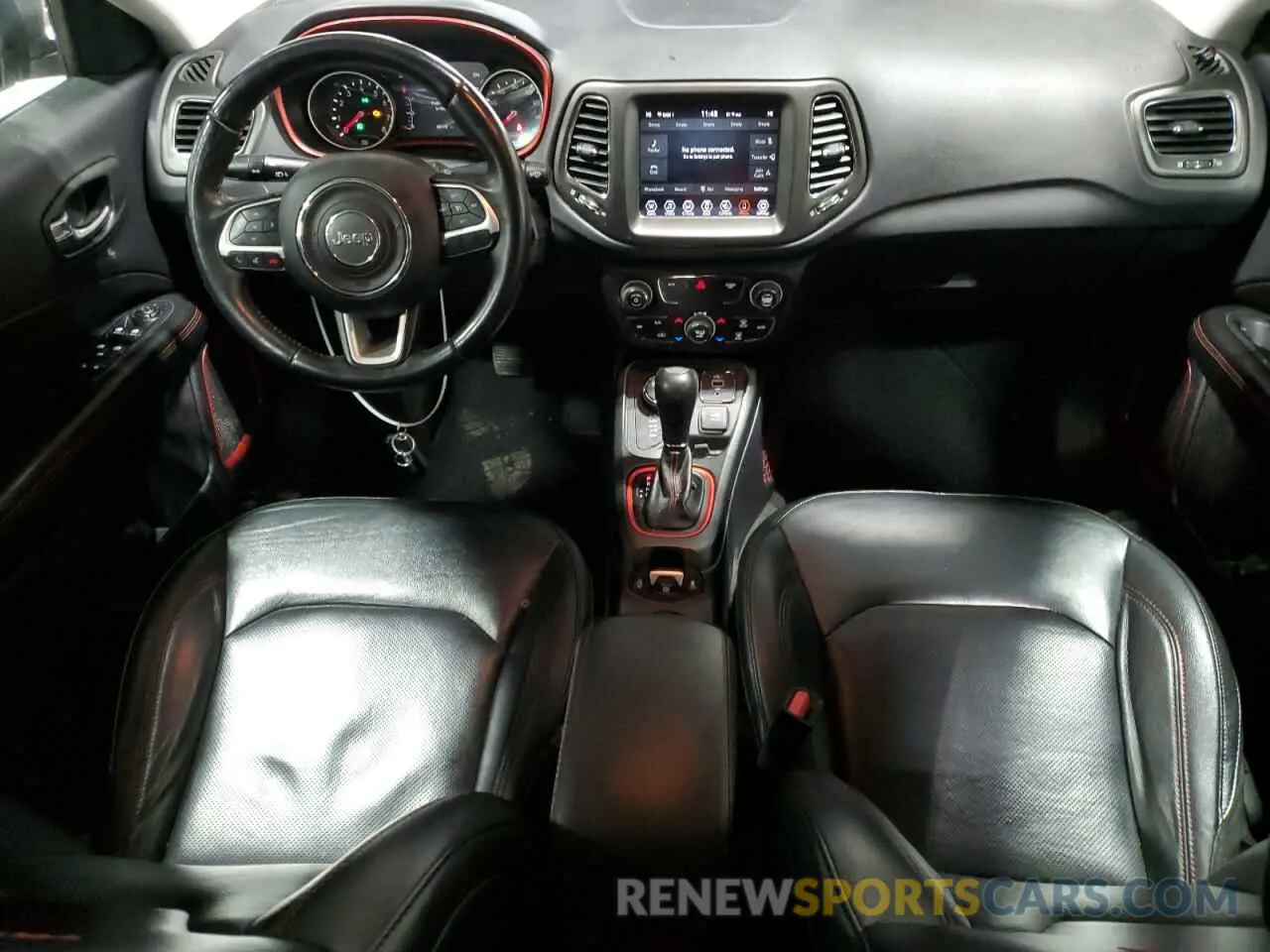 8 Photograph of a damaged car 3C4NJDDB5KT703542 JEEP COMPASS 2019