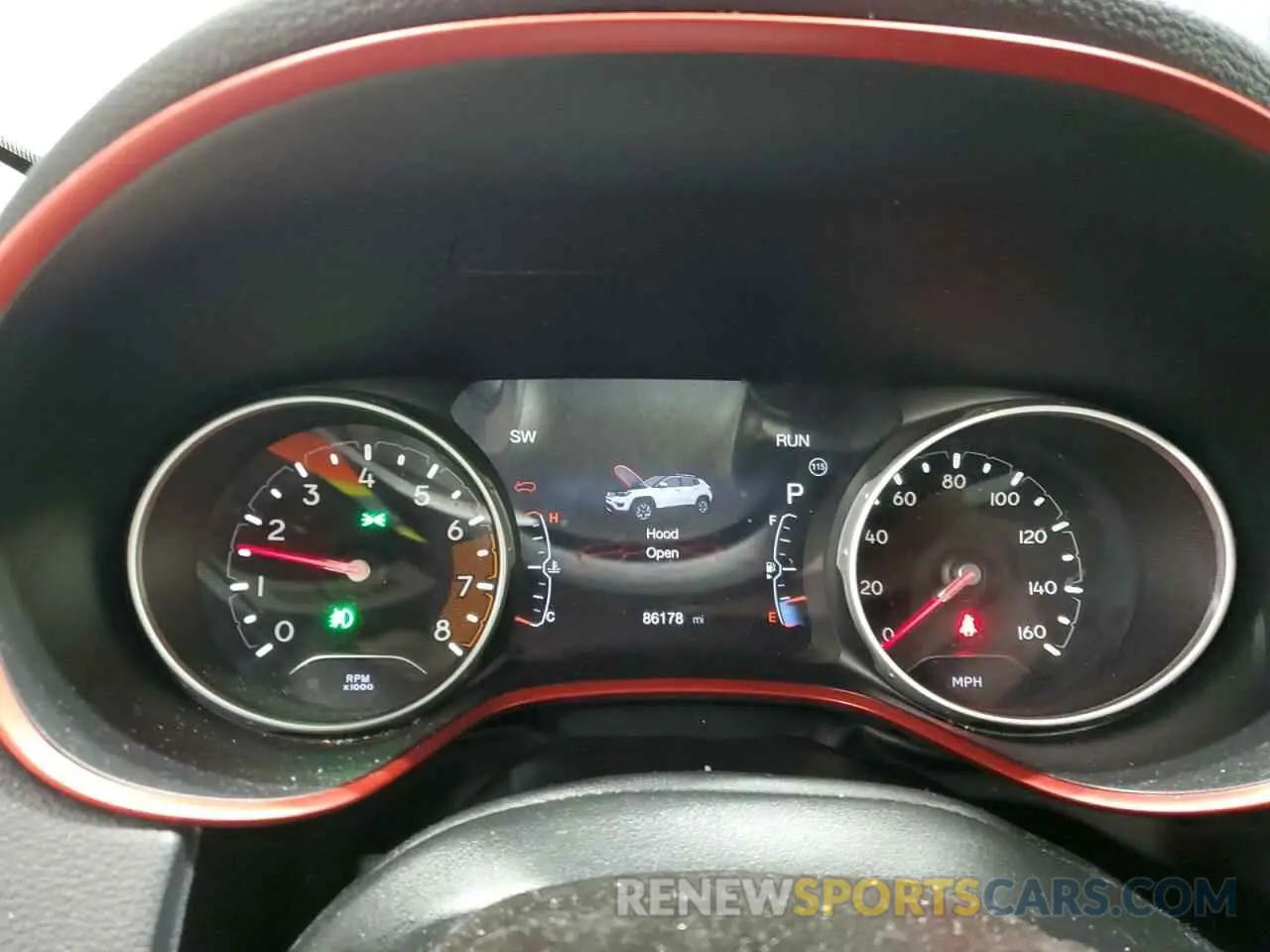9 Photograph of a damaged car 3C4NJDDB5KT703542 JEEP COMPASS 2019