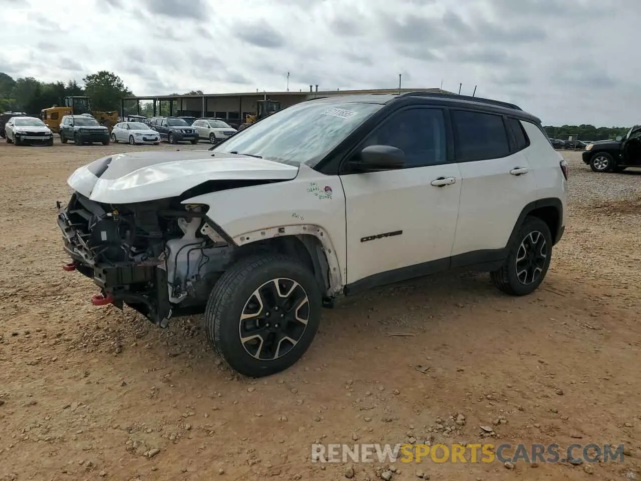 1 Photograph of a damaged car 3C4NJDDB5KT795347 JEEP COMPASS 2019