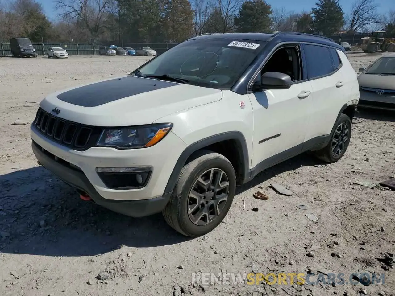 1 Photograph of a damaged car 3C4NJDDB8KT721453 JEEP COMPASS 2019