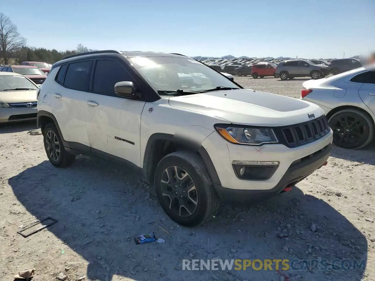 4 Photograph of a damaged car 3C4NJDDB8KT721453 JEEP COMPASS 2019