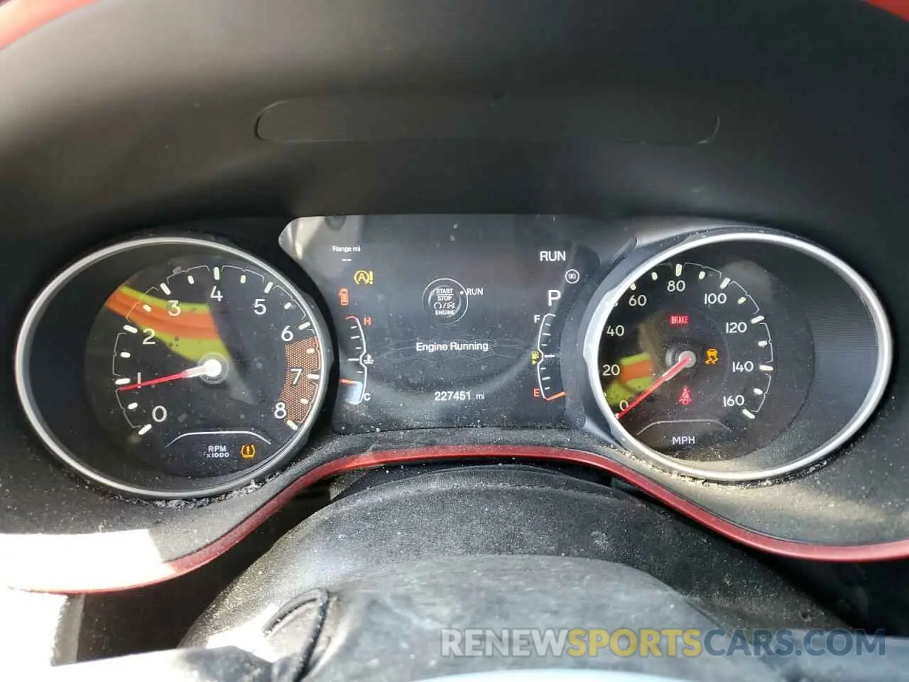 9 Photograph of a damaged car 3C4NJDDB8KT721453 JEEP COMPASS 2019