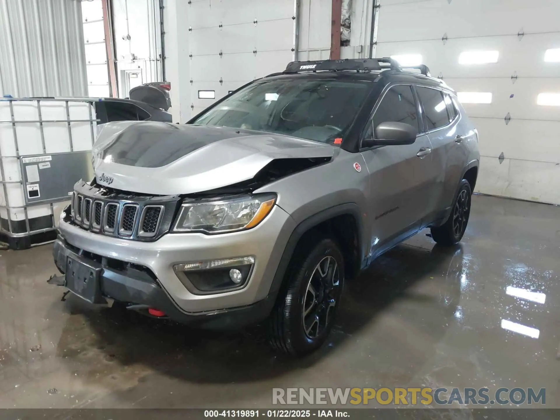 2 Photograph of a damaged car 3C4NJDDB9KT765459 JEEP COMPASS 2019