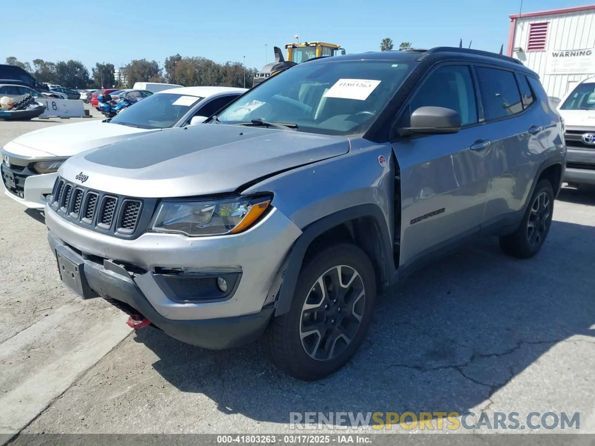 2 Photograph of a damaged car 3C4NJDDBXKT627350 JEEP COMPASS 2019