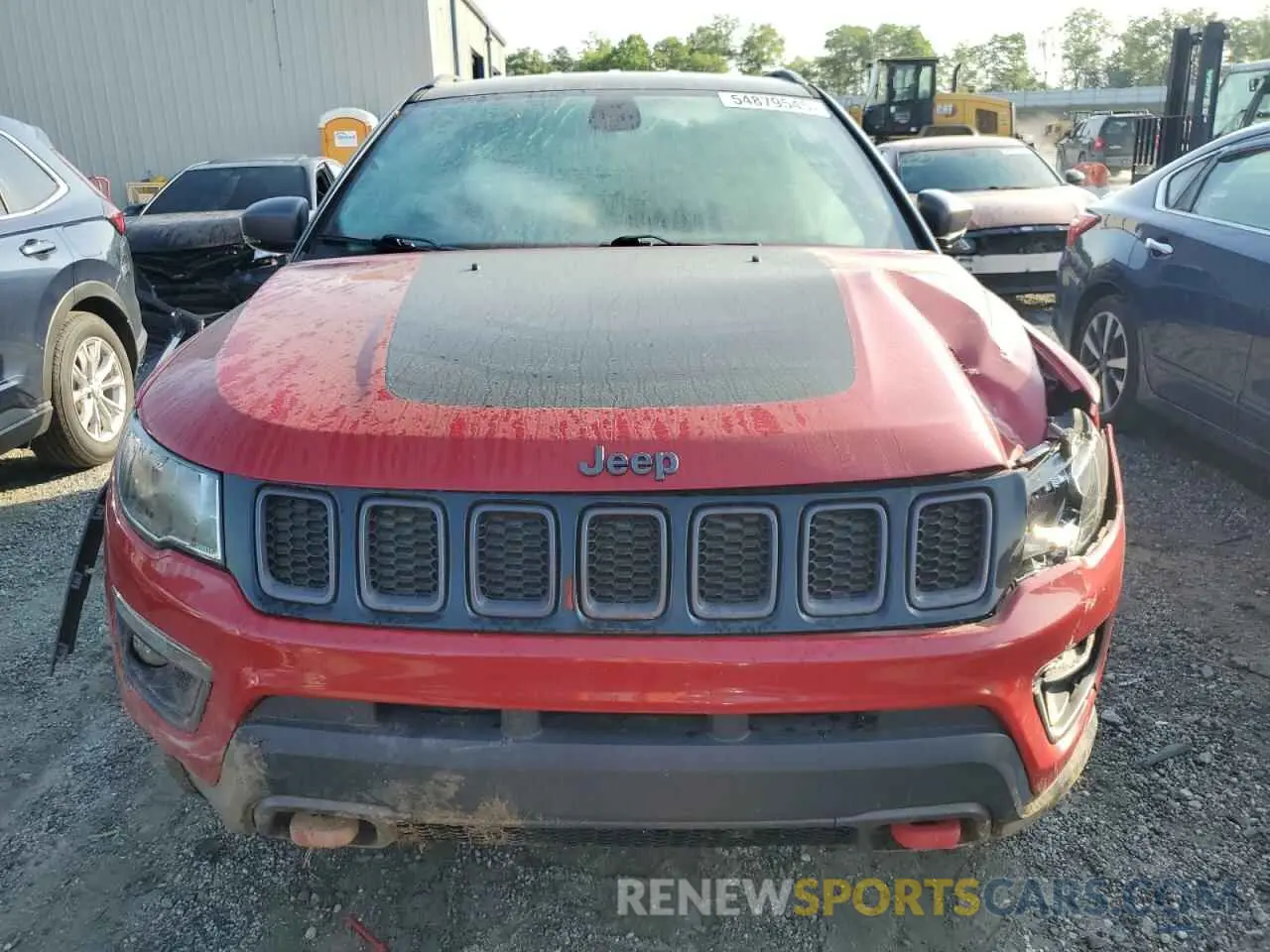 5 Photograph of a damaged car 3C4NJDDBXKT665810 JEEP COMPASS 2019